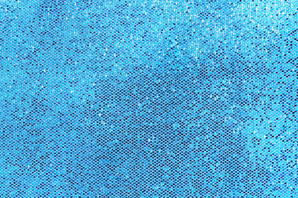 蓝色闪光织物质地。闪亮的织物,靛蓝图片下载