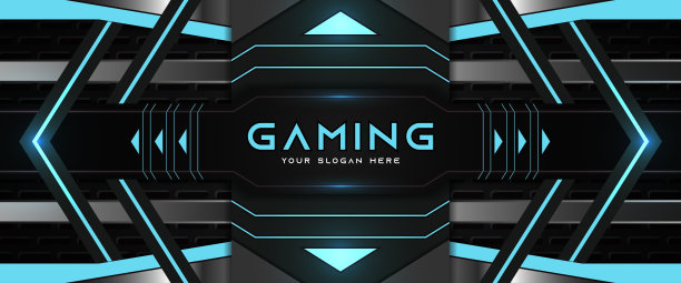 未来几何黑色和红色游戏背景与现代电子竞技形状。矢量设计模板技术的概念图片下载
