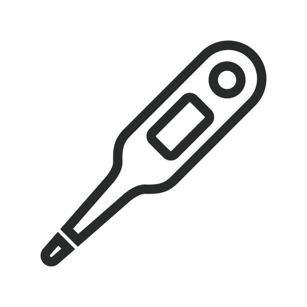温度计图标矢量设计插图图片下载