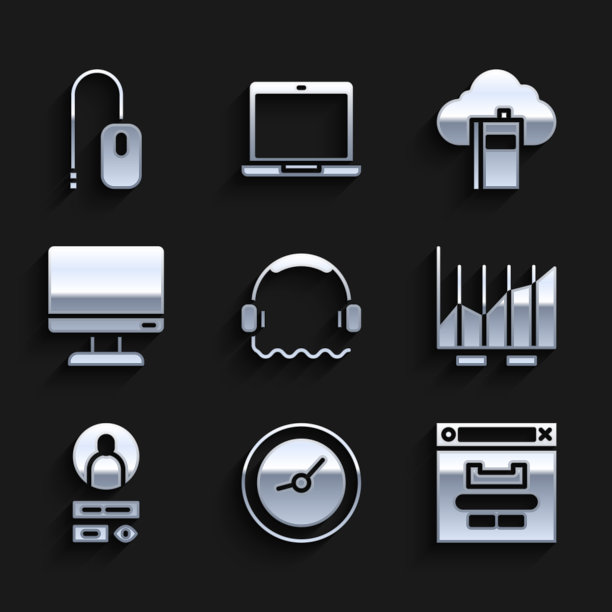 设置耳机时钟浏览器窗口饼图图片下载