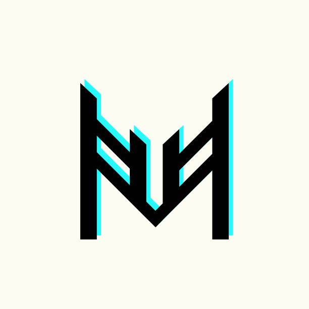 字母M标志。字母的原价。图片下载