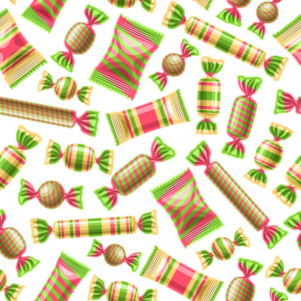 糖果无缝模式图片下载