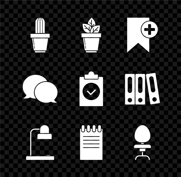 设置仙人掌和多汁盆花书签图片下载