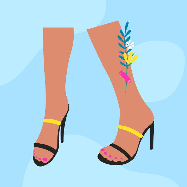 腿和鞋子图片下载