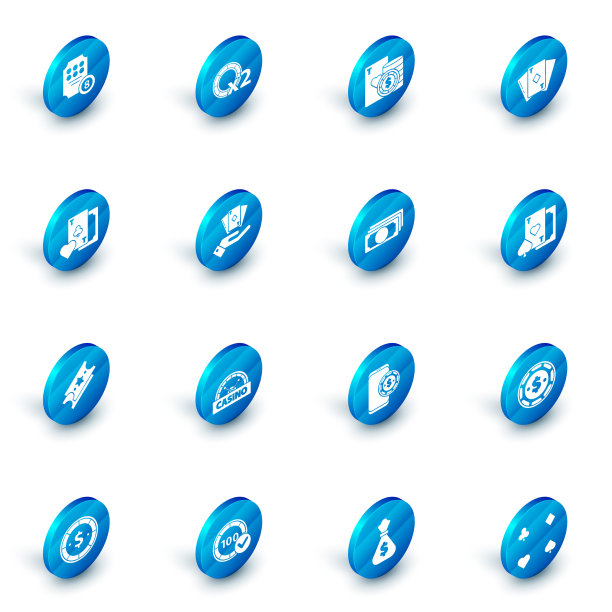 设置赌场筹码和扑克牌玩图片下载