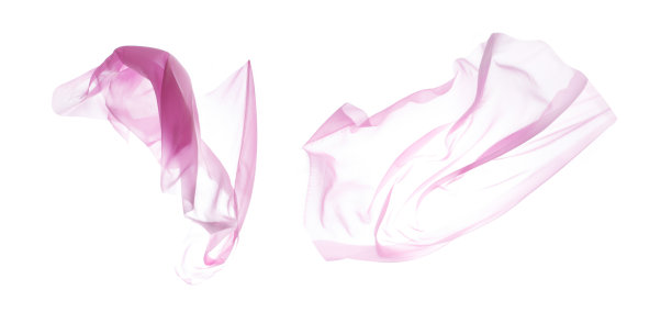 光滑优雅的透明粉红色布料图片下载