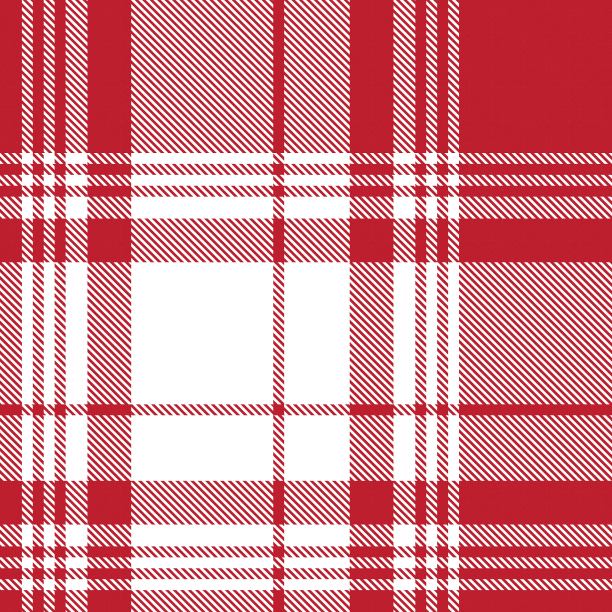 红色不对称格子纹理无缝图案图片下载