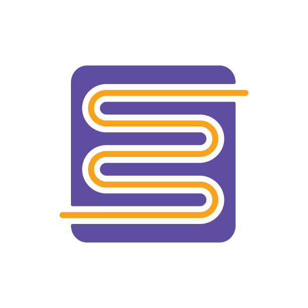 电热地板矢量字形图标图片下载