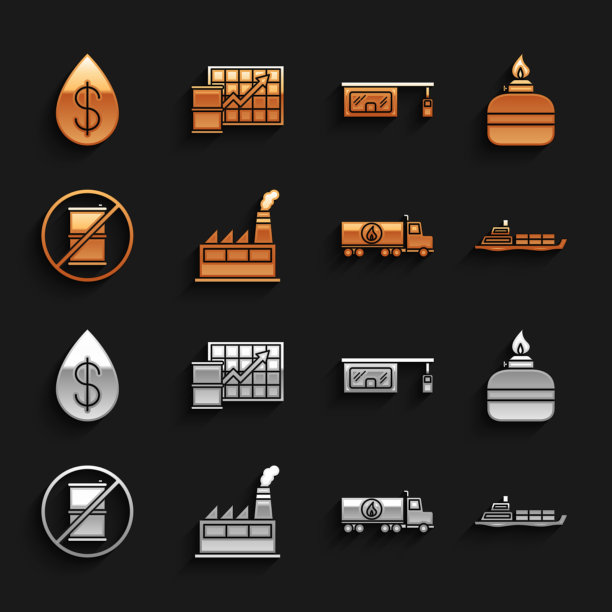 集石油酒精工业厂房图片下载