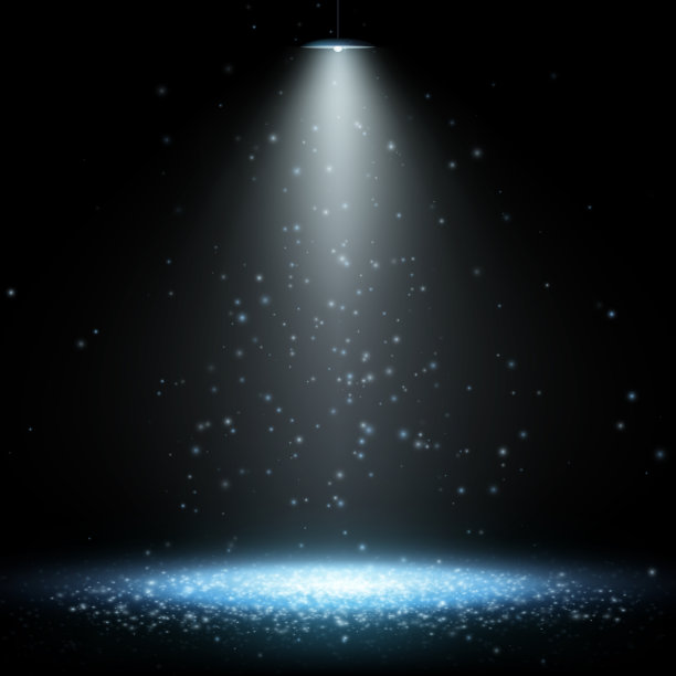 聚光灯下的背景。促销设计模板。矢量插图。图片下载