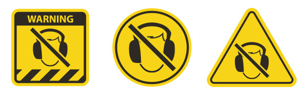 没有耳朵保护要求请取出耳机图片下载