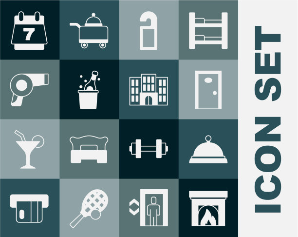 设置室内壁炉覆盖托盘食物图片下载