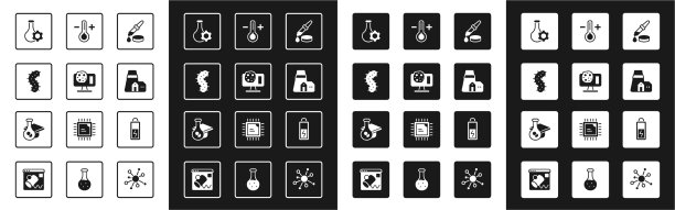 置吸管基因工程病毒试管图片下载
