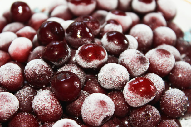 冰冻的樱桃图片下载