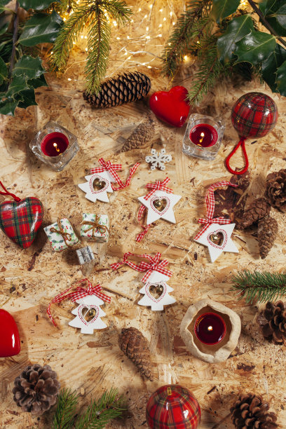 圣诞装饰静物图片下载