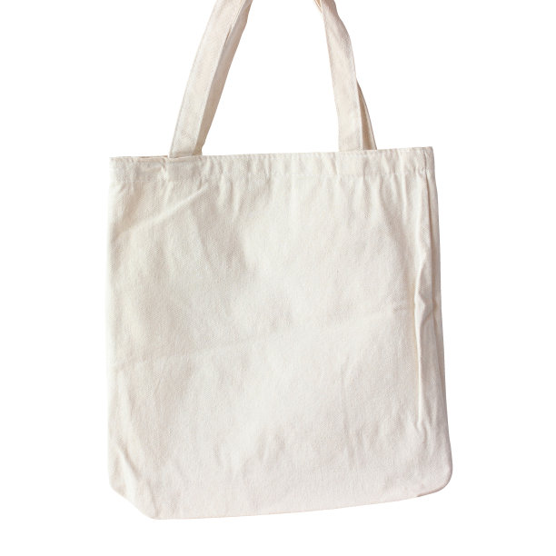 轻布袋孤立在一个白色背景与裁剪路径。图片下载