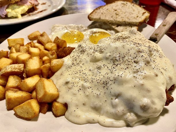 乡村炸鸡早餐图片下载