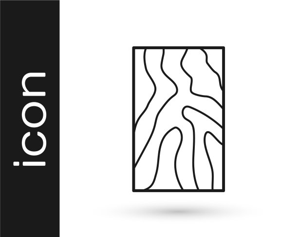 黑色木梁图标孤立在白色图片下载