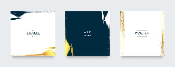 社会媒体故事的黄金垃圾横幅图片下载