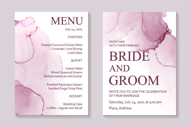 水彩背景与抽象的粉红色墨水斑点上的白色。图片下载