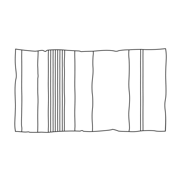毛巾图标轮廓图标孤立上图片下载