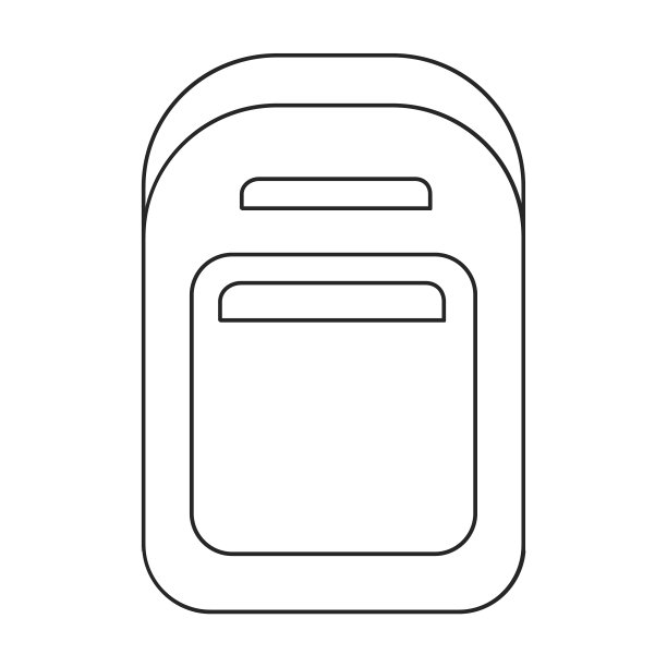 邮箱轮廓图标，已隔离图片下载
