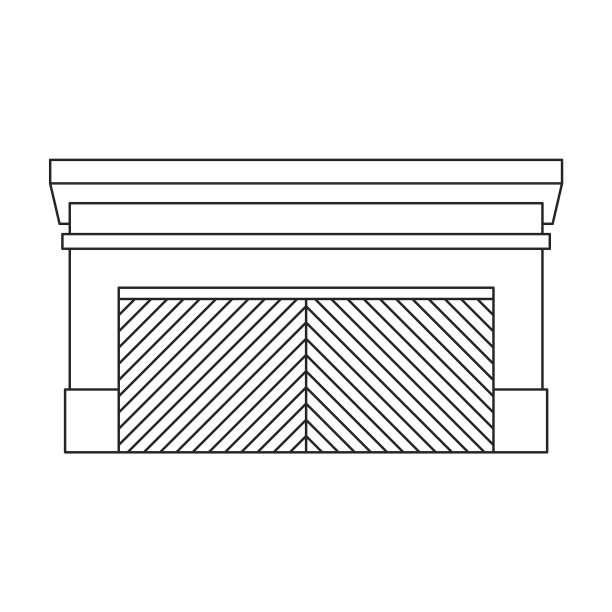 车库建筑图标轮廓图标图片下载