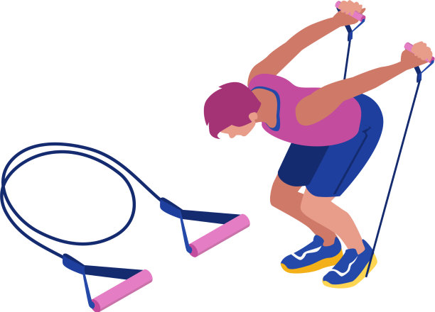 健身等距图标图片下载