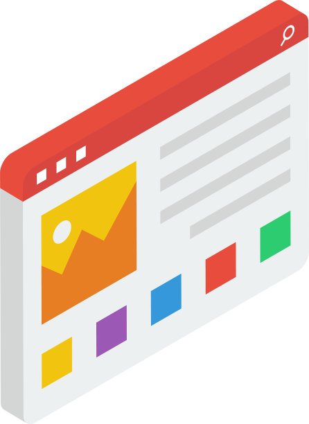 网页画廊的形象图片下载