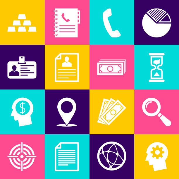 将人的头部和齿轮放在放大镜内图片下载