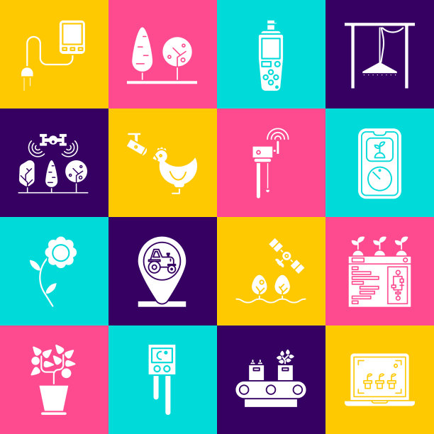 设置智能农业技术便携式传感器图片下载