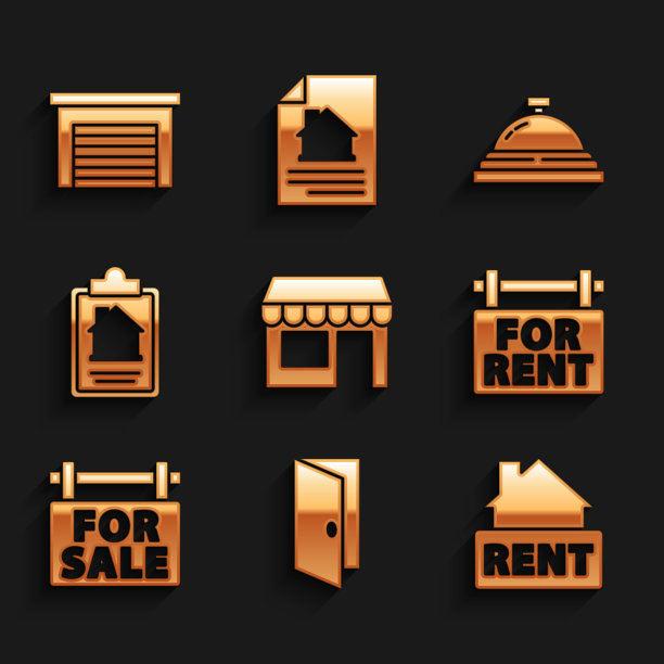 设商场关门门挂招牌用图片下载