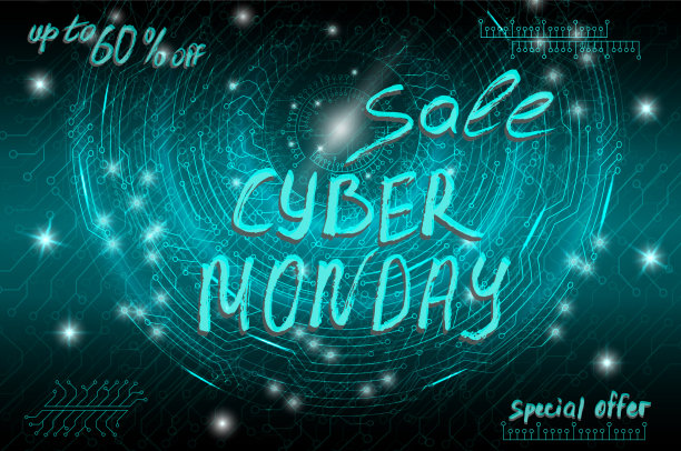 蓝色未来技术背景图片下载