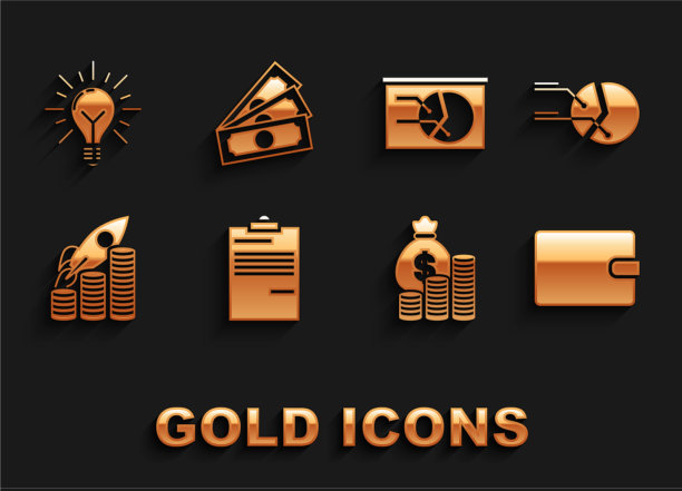 设置文件饼图信息图表钱包钱图片下载