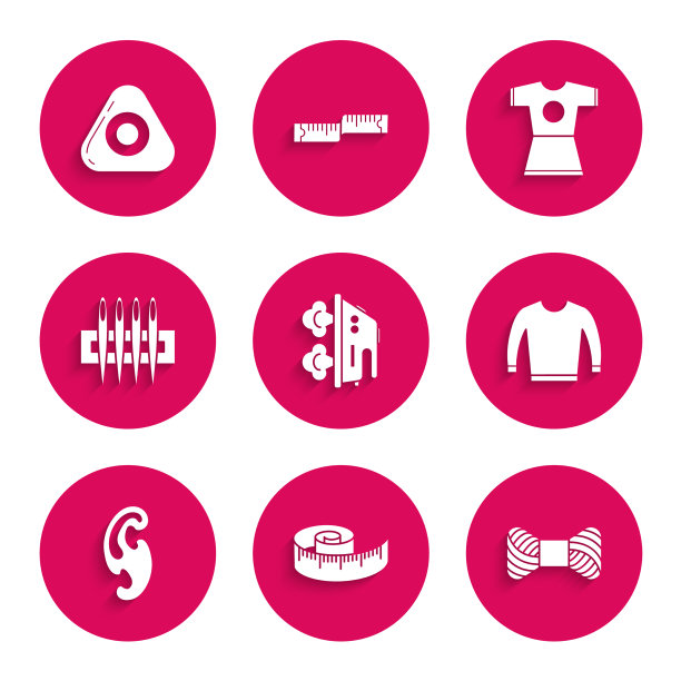 设置电熨斗卷尺缝纫线图片下载