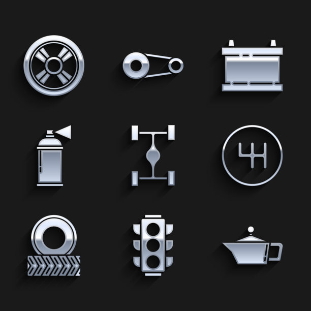 设置底盘汽车交通灯筒电机图片下载