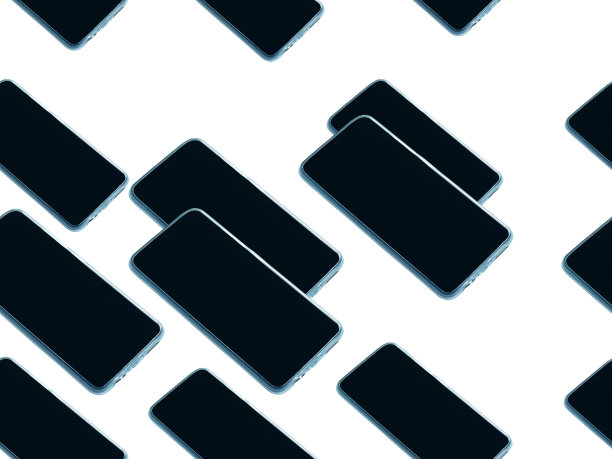 手机无缝模式上的白色背景图片下载