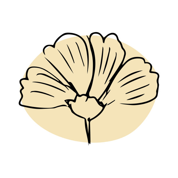 黛西的抽象形状手绘图片下载