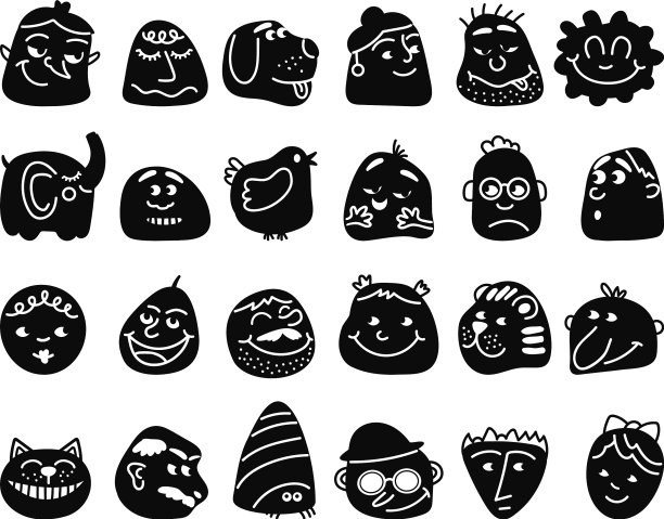 情感抽象角色消极朋友角色图片下载