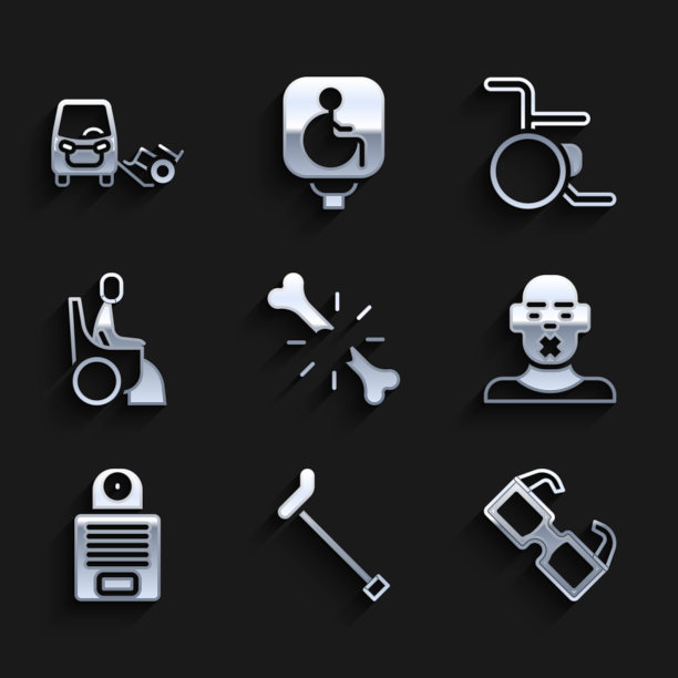 固定人断骨手杖图片下载