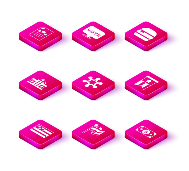 设美国国旗为白宫六芒星警长图片下载