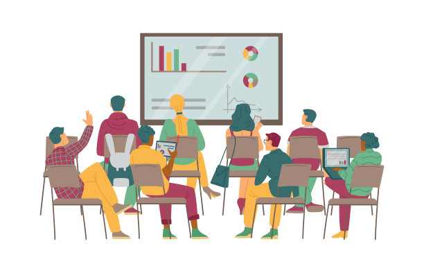 观背群坐青年图片下载