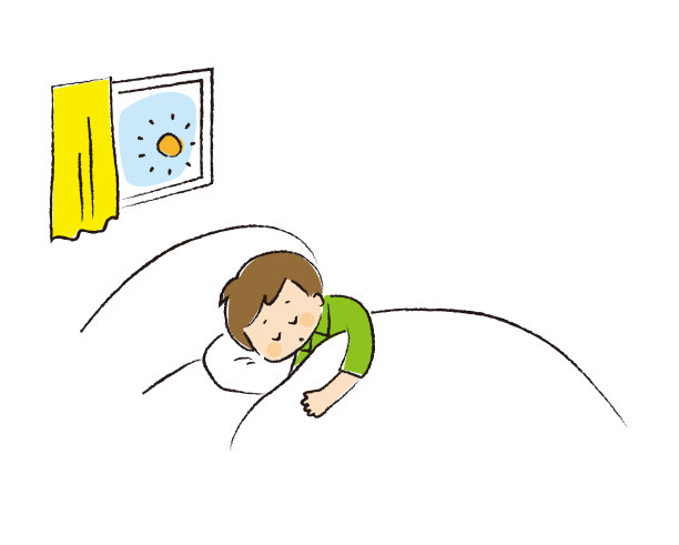 男孩早上睡过头了图片下载