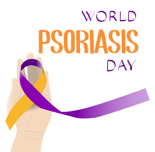 世界银屑病的一天。图片下载