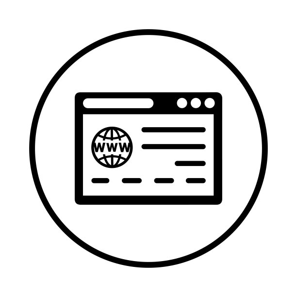 网页图标圆形黑色图片下载