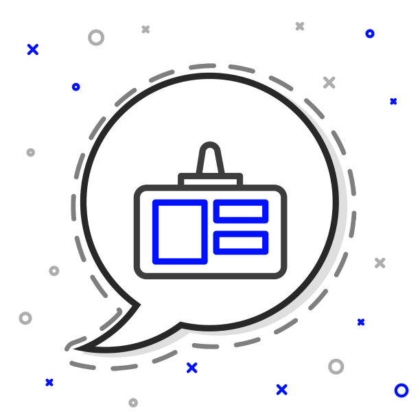 线标识牌图标隔离在白色上图片下载