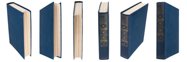 这本书是蓝色的，背景是白色的。图片下载