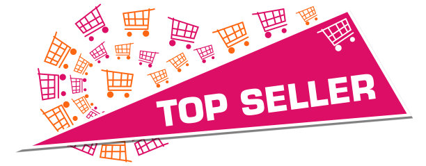 最畅销的粉色橙色购物车三角形图片下载