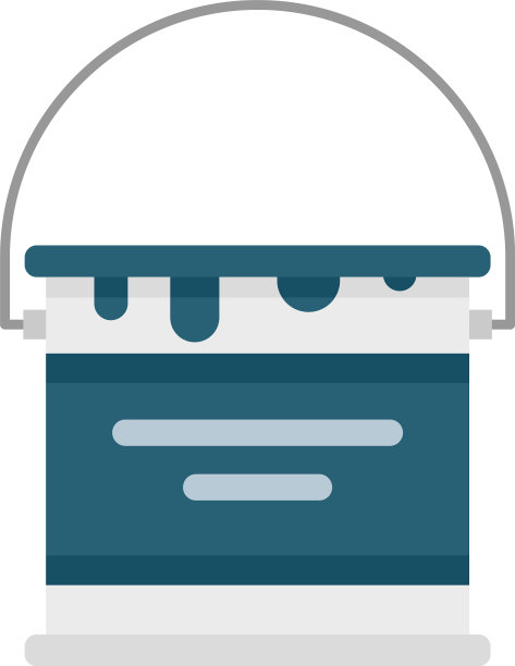 重建漆桶图标平孤立图片下载