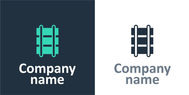 标志型玩具铁路铁路轨道图标孤立图片下载